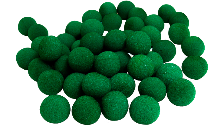 1" Super Soft Sponge Ball (Green) Bag of 50 from Magic By Gosh