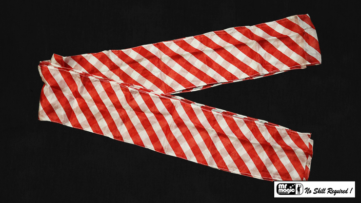 Production Streamer Zebra 6" x 18' (Red and White) by Mr. Magic