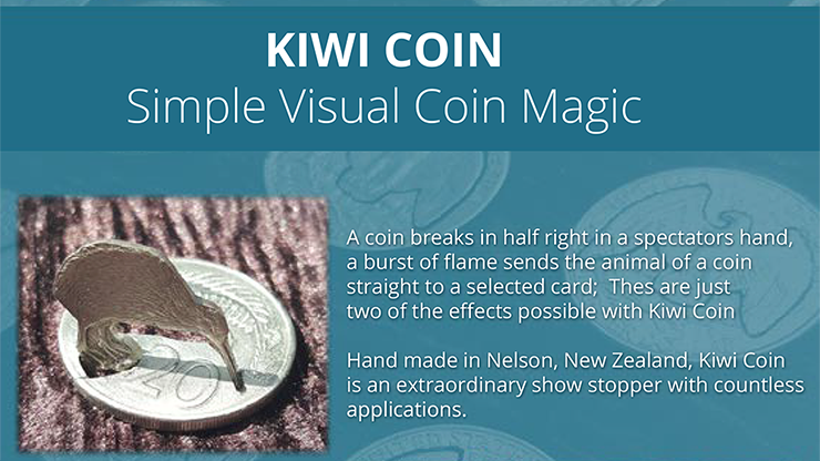 Kiwi Coin (US Quarter) by Steve Wilbury - Trick