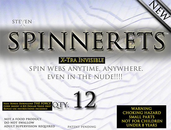 Spinnerets X-Tra Invisible Refill (12 pk.) by Steven X - Trick
