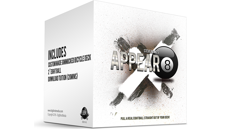 Appear-8 (Gimmicks and Online Instructions) by Steve Rowe - Tric Appear-8 (Gimmicks and Online Instructions) by Steve Rowe - Tric