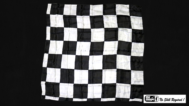 Production Hanky Chess Board Black and White (21" x 21") by Mr. Production Hanky Chess Board Black and White (21" x 21") by Mr.