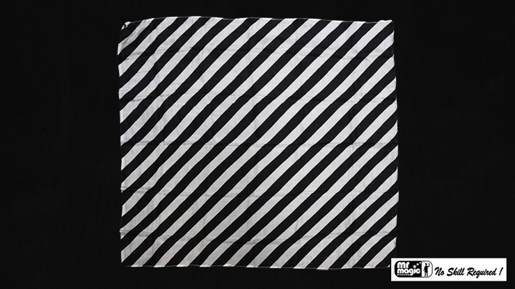 Production Hanky Zebra Black and White (21" x 21") by Mr. Magic