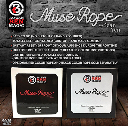 Muse Rope (Black) by Sean Yen - Trick