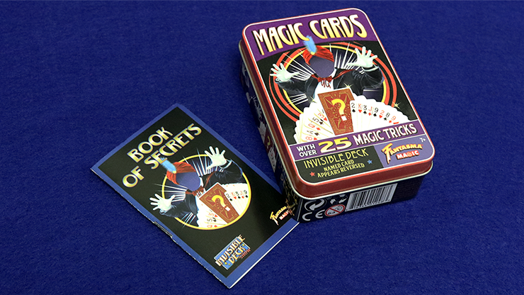 Retro Invisible Deck Kit (XRAY) (Tin of 25 Tricks) by Fantasma M Retro Invisible Deck Kit (XRAY) (Tin of 25 Tricks) by Fantasma M