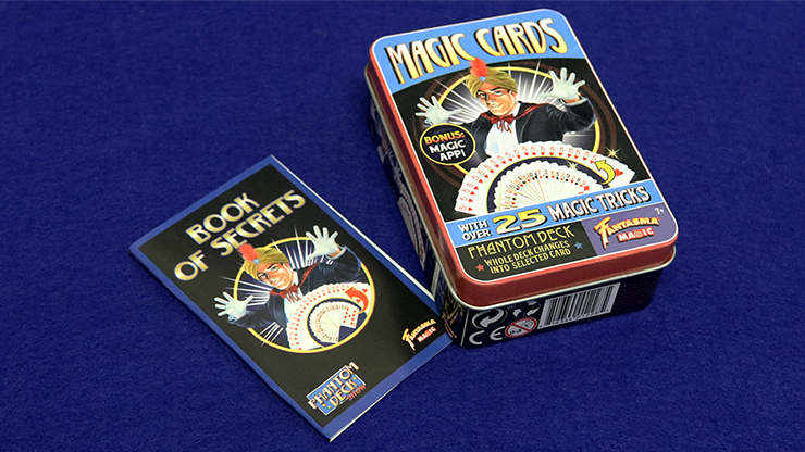 Retro Phantom Deck Kit (Tin of 25 Tricks) by Fantasma Magic Retro Phantom Deck Kit (Tin of 25 Tricks) by Fantasma Magic