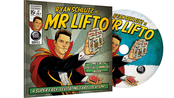 MR LIFTO (DVD and Red Gimmicks) by Ryan Schlutz and Big Blind Me