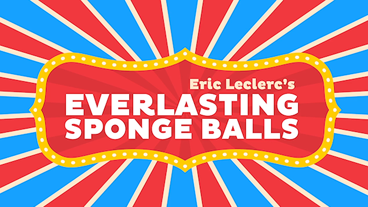 Everlasting Sponge Balls (Gimmick and Online Instructions) by Er