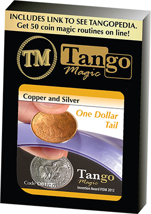 Copper and Silver Dollar (Tails) (D0177) by Tango Magic Copper and Silver Dollar (Tails) (D0177) by Tango Magic