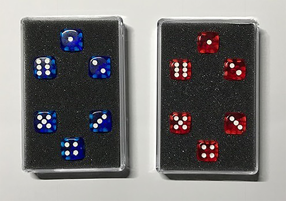 Perfect Prediction Dice Red (6 Dice) by Kreis - Trick