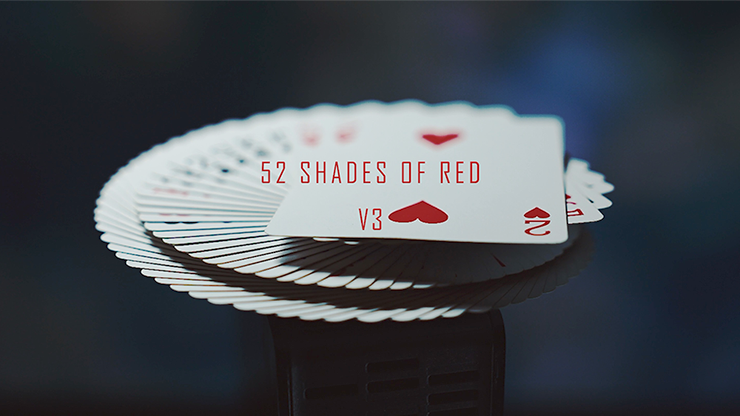52 Shades of Red (Gimmicks included) Version 3 by Shin Lim - Tri