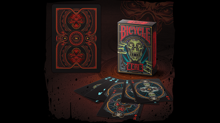 Bicycle Eerie (Red) Playing Cards