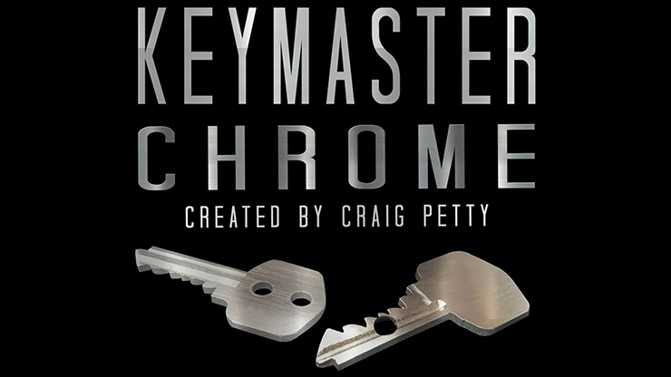 Keymaster Chrome (Gimmicks and Online Instructions) by Craig Pet
