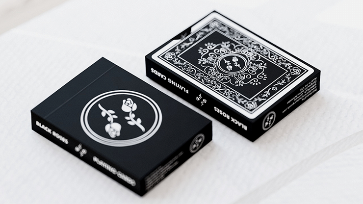 Black Roses Playing Cards