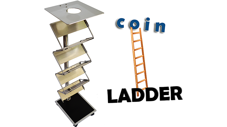 Coin Ladder (Stainless Steel) by Amazo Magic - Trick