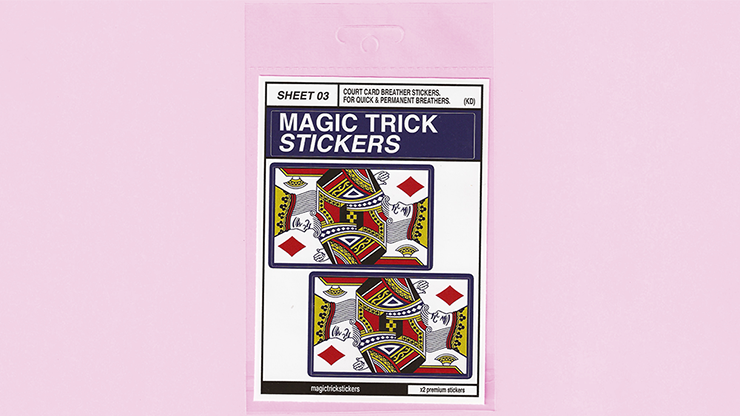 Breather Stickers (King of Diamonds) by Magic Trick Stickers - T