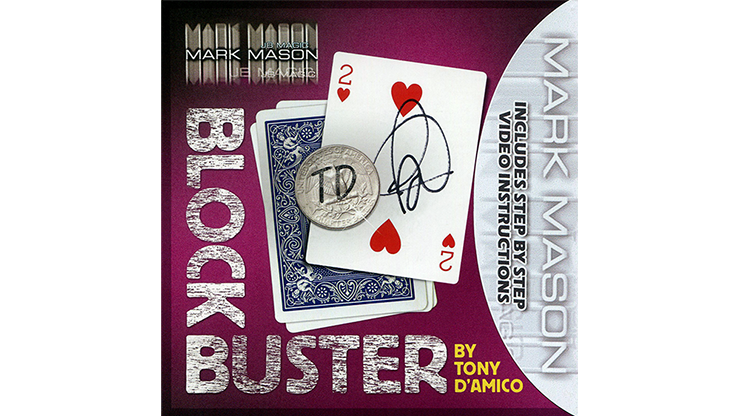 BLOCK BUSTER Red (Gimmick and Online Instructions) by Tony D'Ami