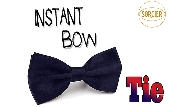Instant Bow Tie (Blue) by Sorcier Magic - Trick