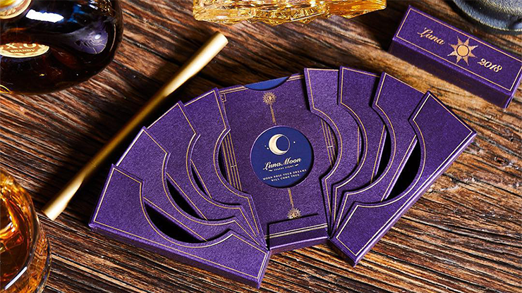 Limited Edition Violet Luna Moon Playing Card by Bocopo