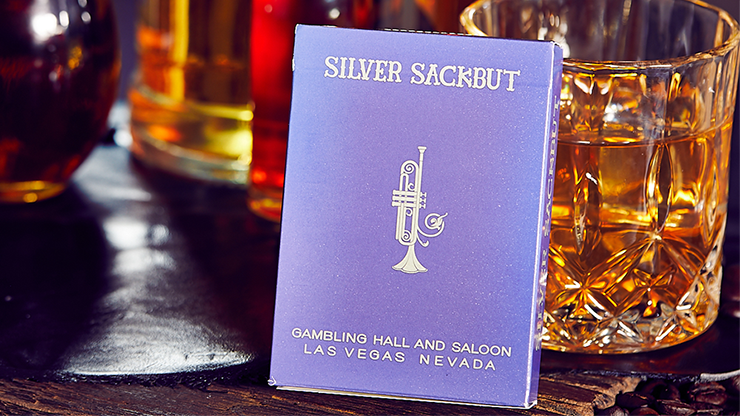 Limited Edition Silver Sackbut Playing Cards V2 (Violet)