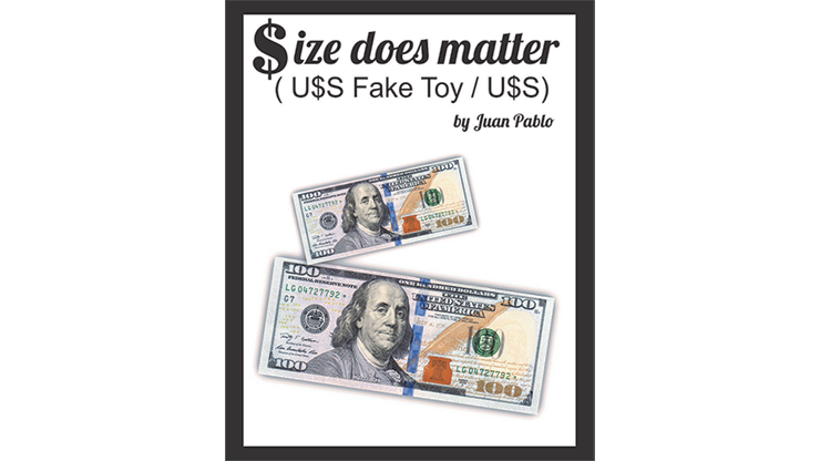 Size Does Matter USD (Gimmicks and Online Instructions) by Juan