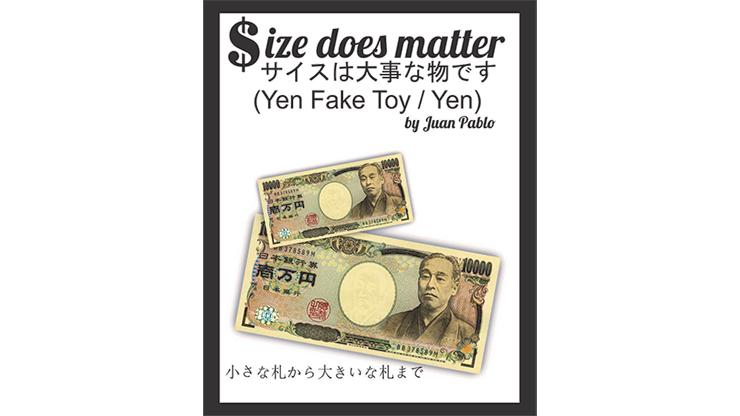 Size Does Matter J-YEN (Gimmicks and Online Instruction) by Juan