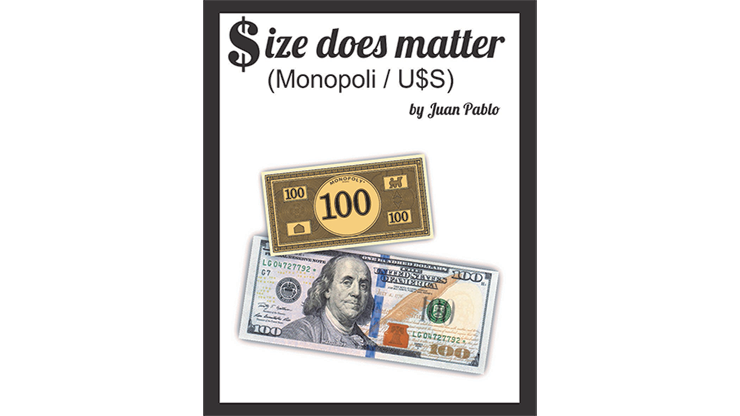Size Does Matter MONOPOLY USD (Gimmicks and Online Instructions)