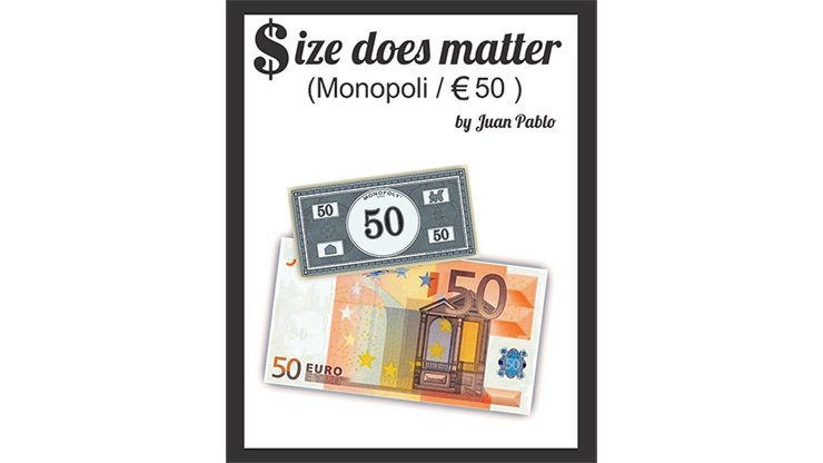Size Does Matter MONOPOLY EURO (Gimmicks and Online Instructions