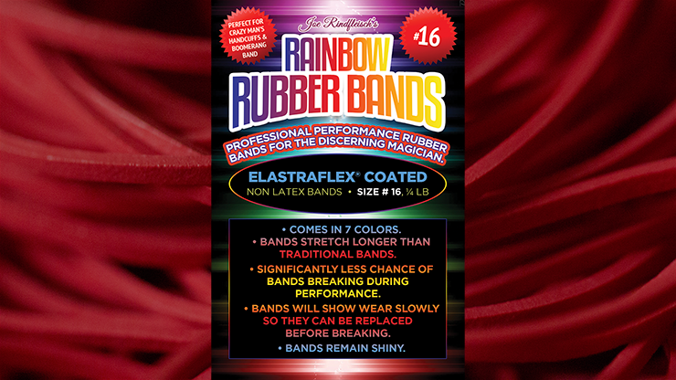 Joe Rindfleisch's SIZE 16 Rainbow Rubber Bands (Joe Rindfleisch