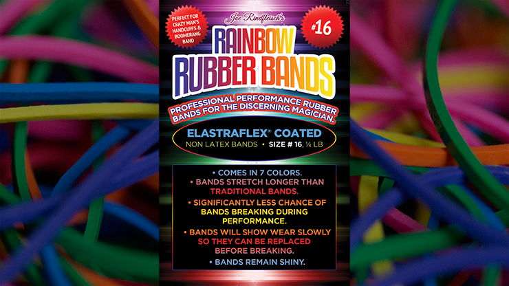 Joe Rindfleisch's SIZE 16 Rainbow Rubber Bands (Combo Pack) - Tr