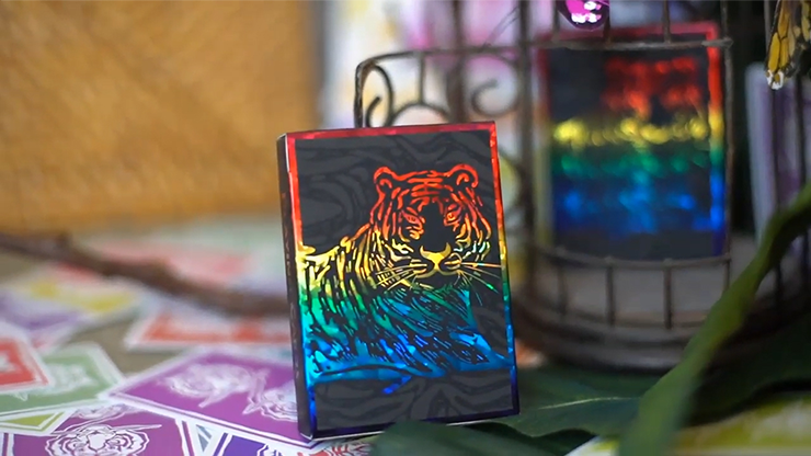 The Hidden King Rainbow Luxury Edition Playing Cards by BOMBMAGI