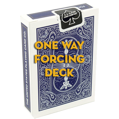 Mandolin Blue One Way Forcing Deck (3s) - Click Image to Close