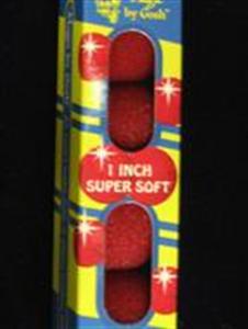 Sponge Balls - Goshman - Supersoft - 1" - Red