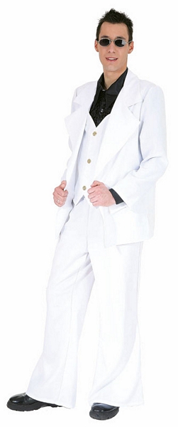 70's Suit, White