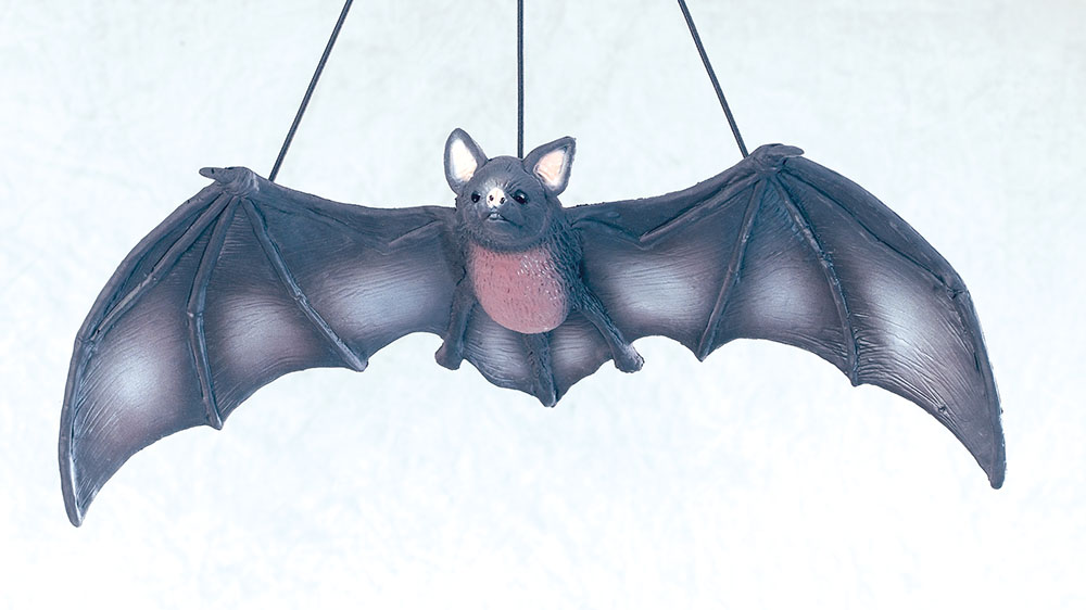 Bat. Black Large Rubber