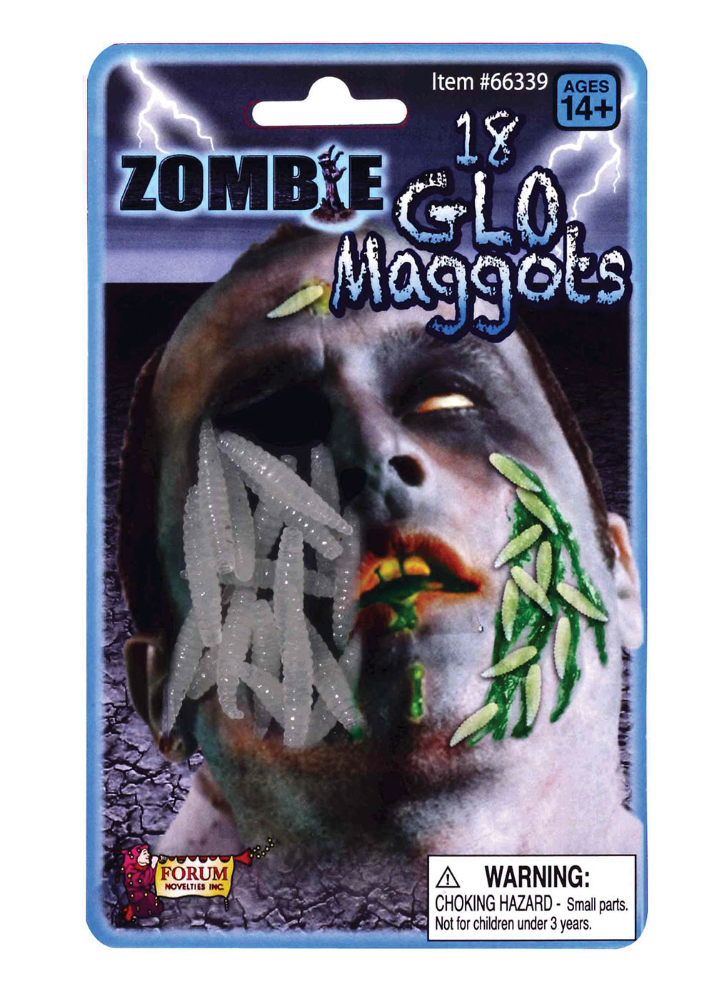 Zombie Glow Maggots