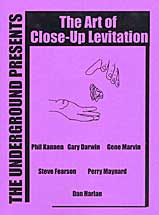 Art of Close-up Levitation by The Underground - Book