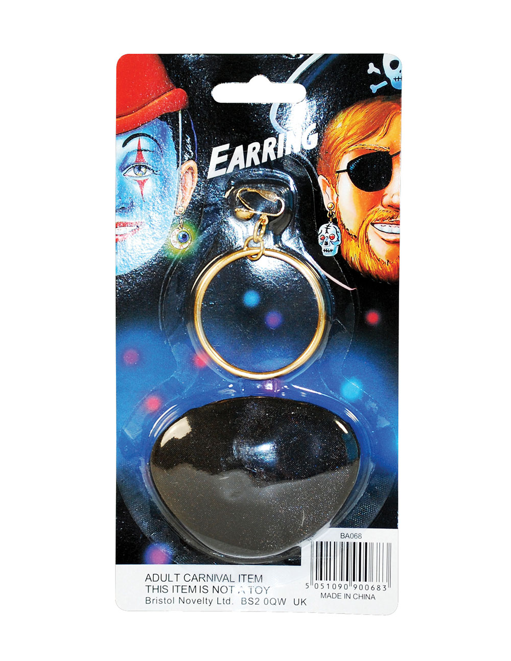 Pirate Ear Ring & Eyepatch