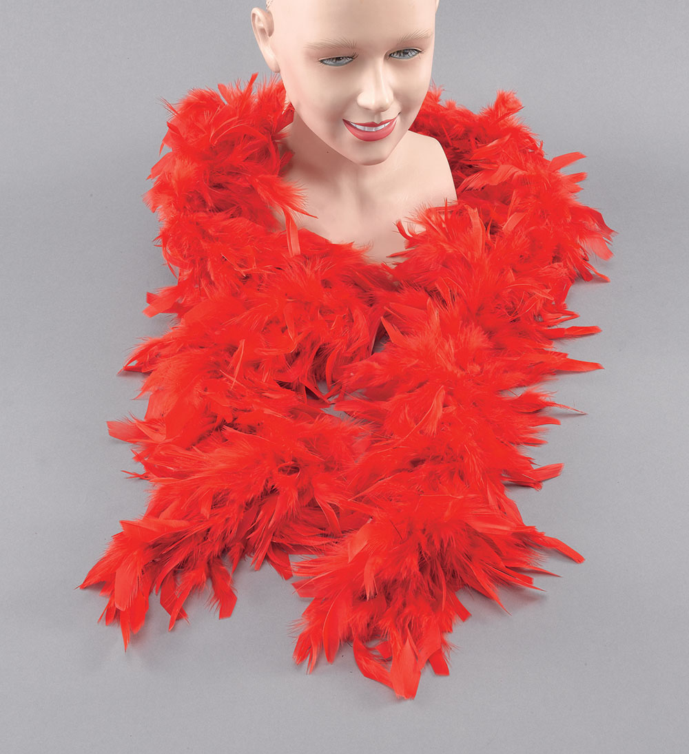 Feather Boa. Red