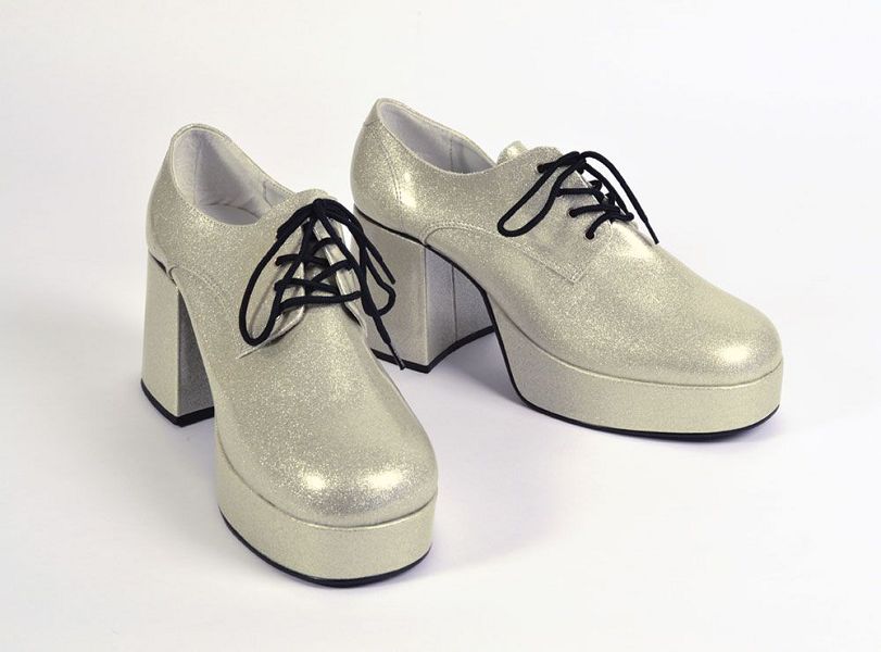 Platform Mens Silver (L) Shoes