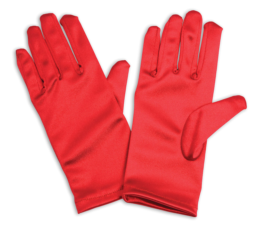 Gloves. Childs, Red