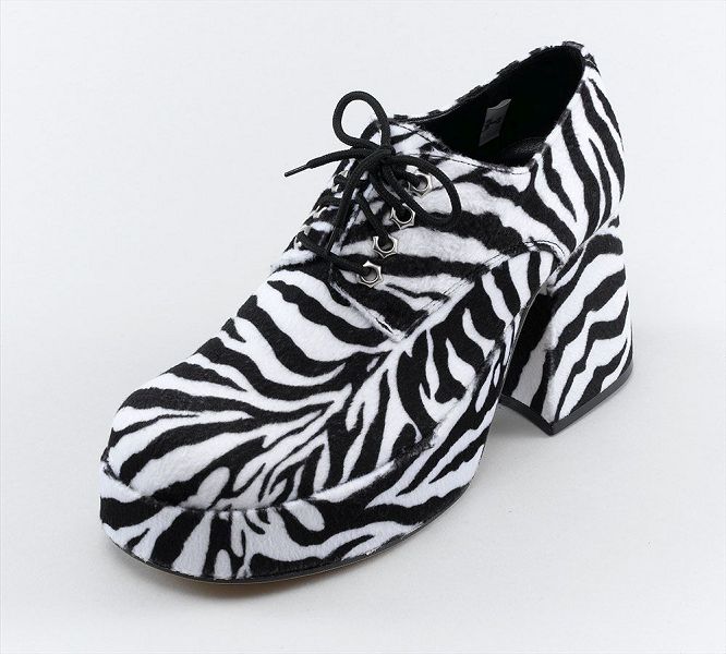 Platform Mens Zebra (L) Shoes