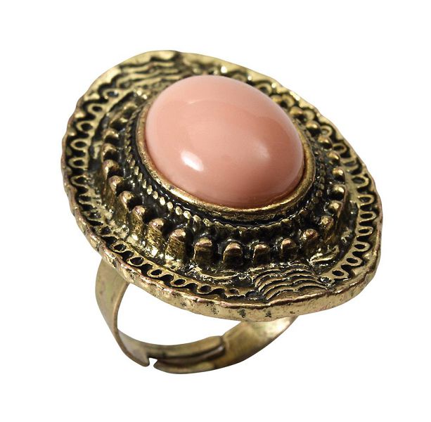 Stone Ring. Pink