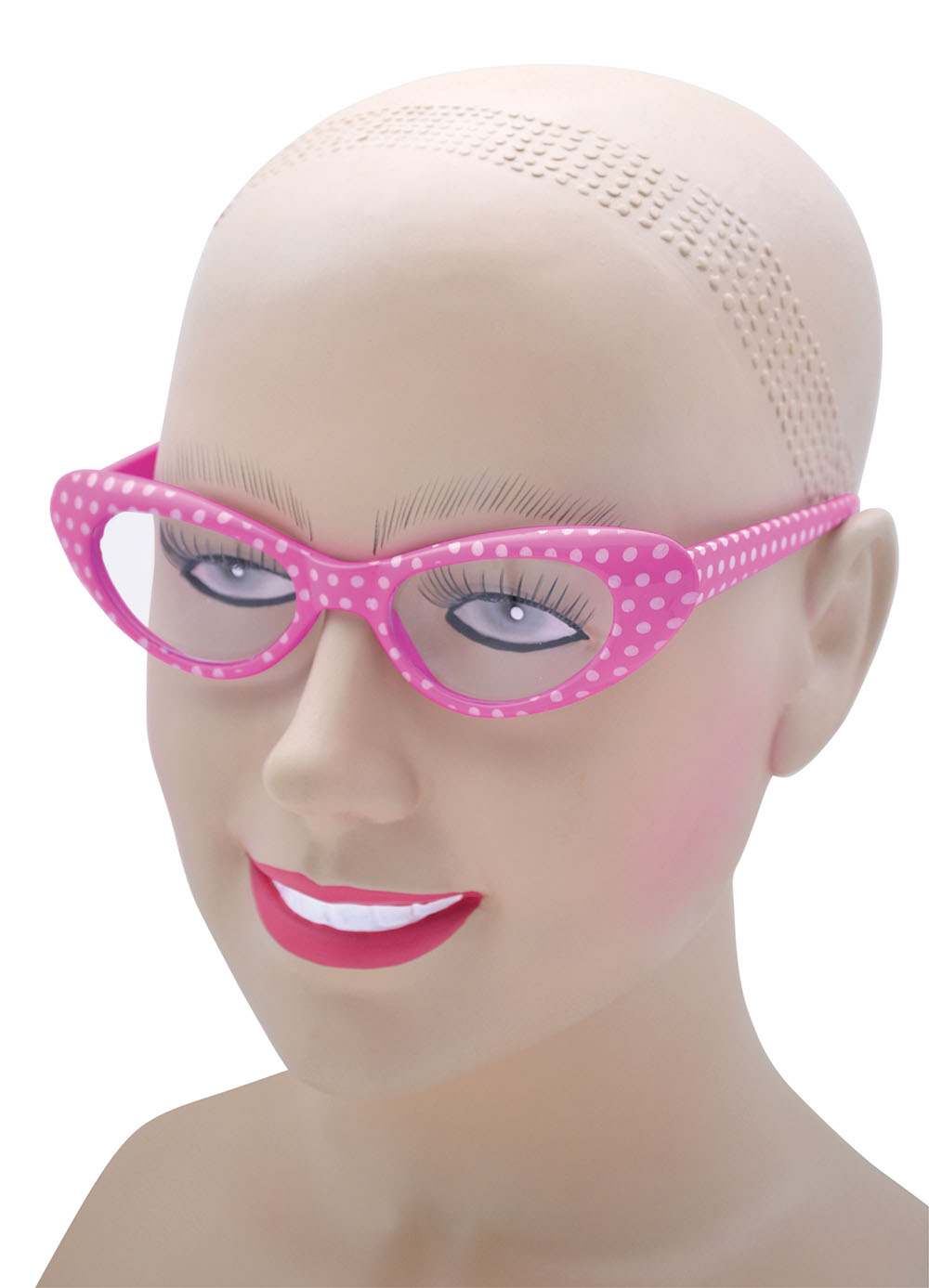 Rock 'n' Roll Glasses. Pink/White