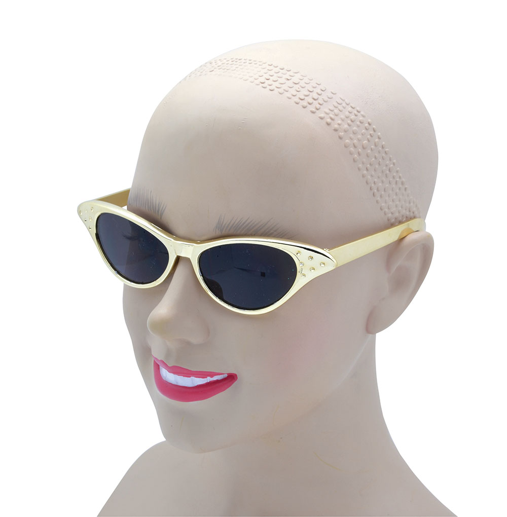 Sunglasses. 50's Gold Metallic **SALE**