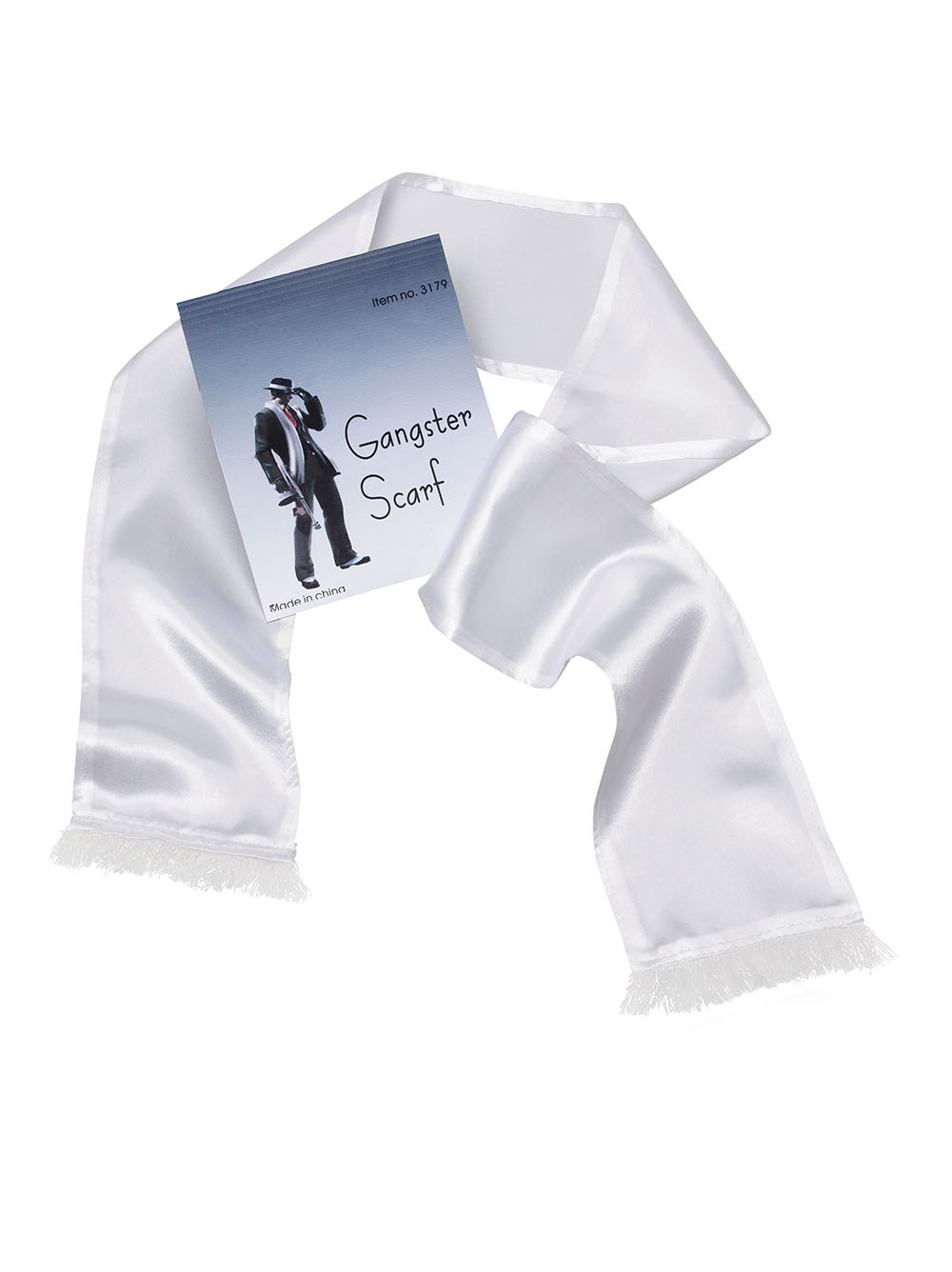 Gangster Scarf. White