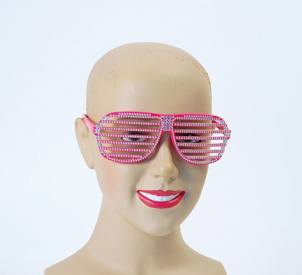 Shutter Glasses. Pink + Sequins
