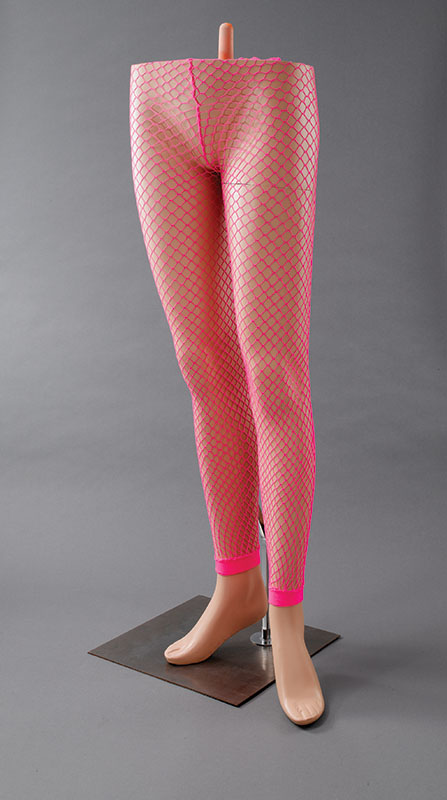 Footless Tights. Fishnet. Neon Pink