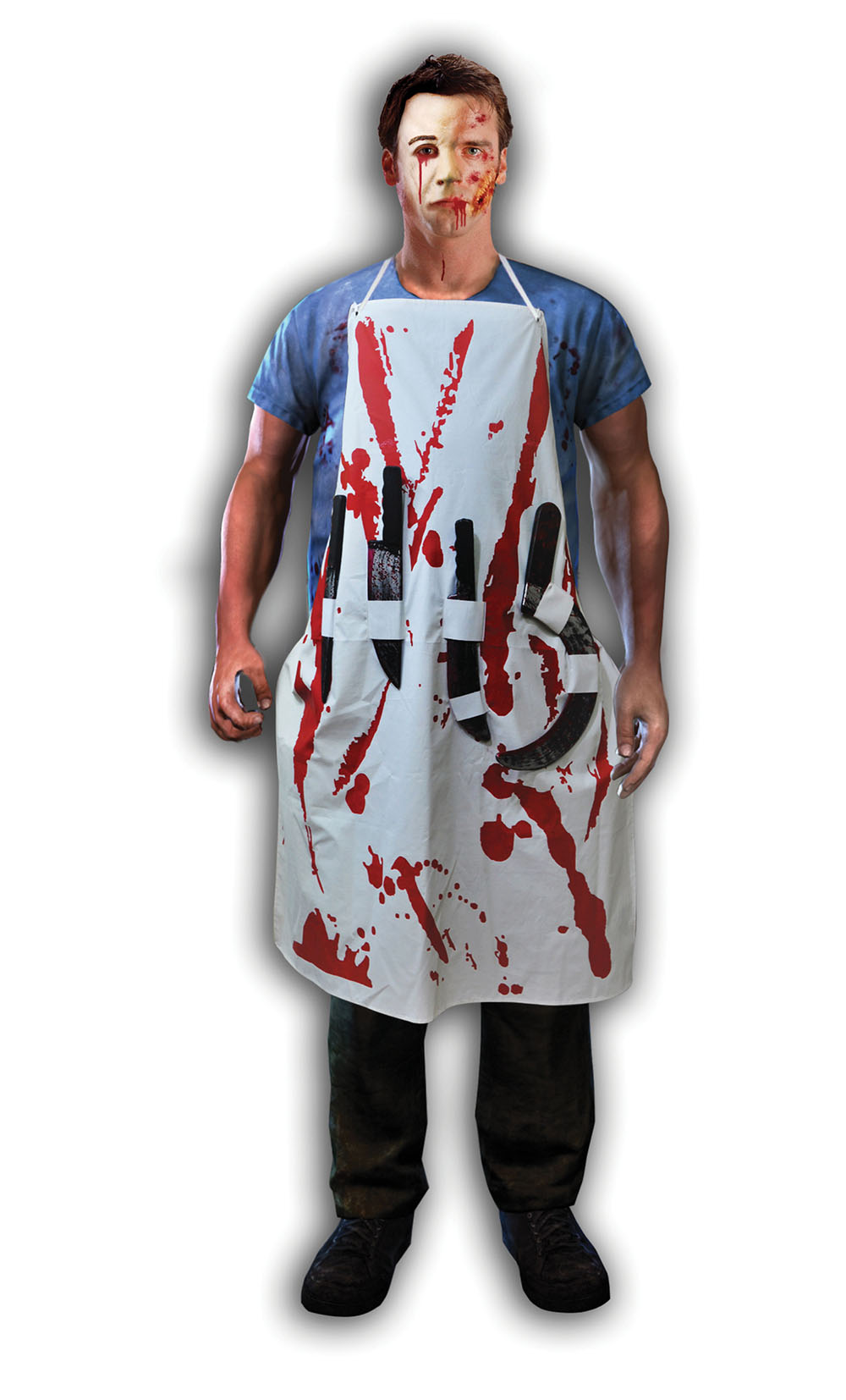 Bleeding Apron With 4 Weapons