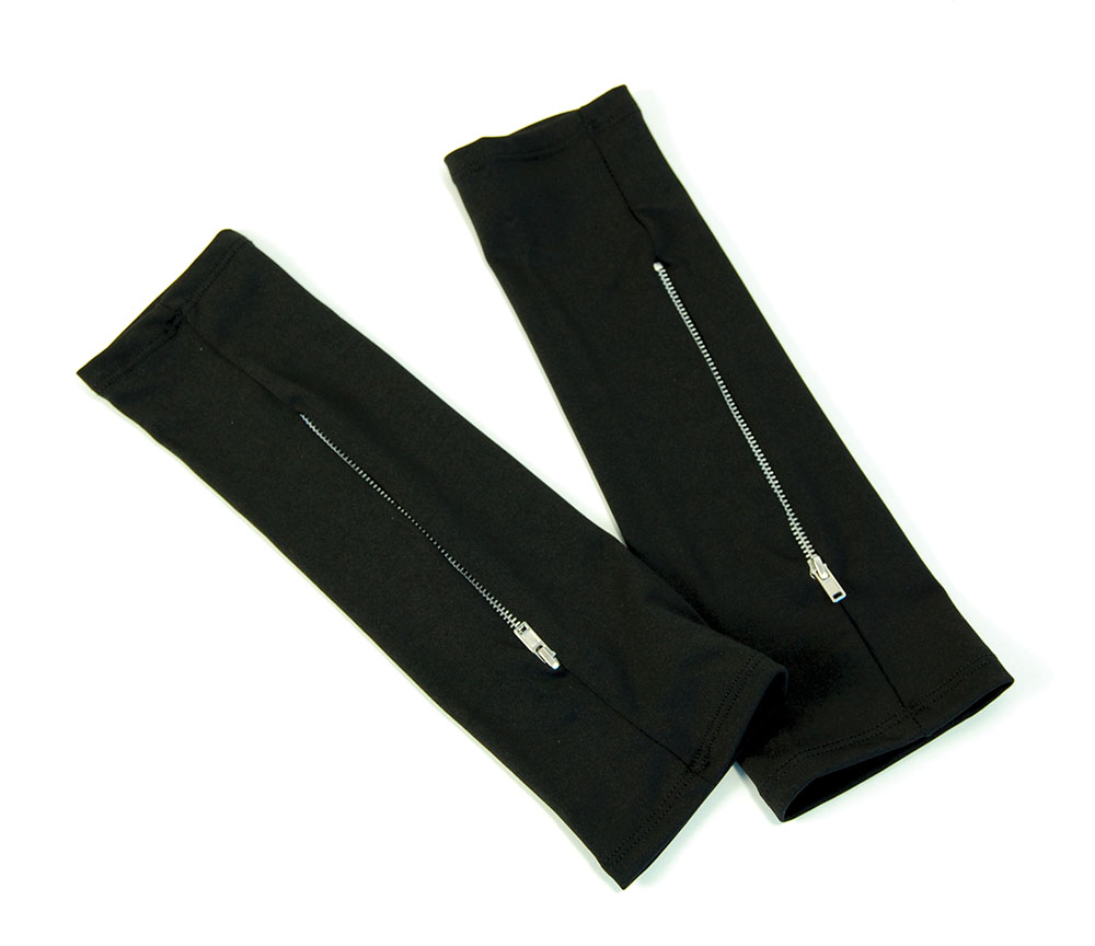 Zipper Glovelets. Black **SALE**